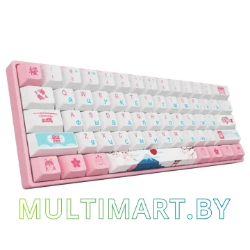 Клавиатура Akko 3061 World Tour Tokyo R2 (Akko CS Jelly Pink) картинка 3